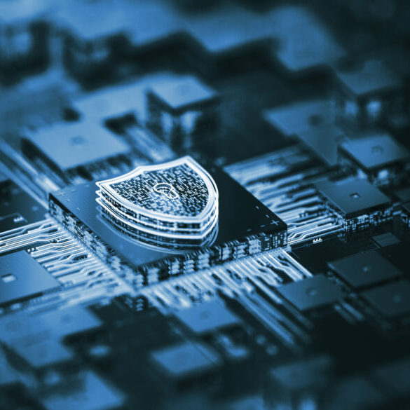 Data security concept. 3D render